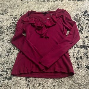 Ralph Lauren Purple Shirt - Women's Size Medium - Casual Chic